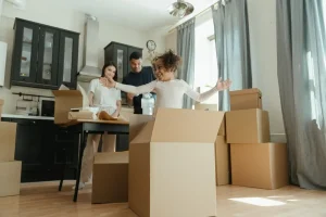 moving house with kids
