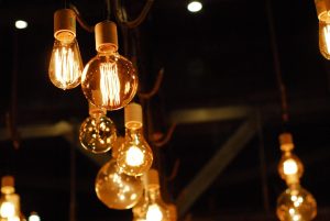 Old incandescent filament light bulbs, the type that has no recycling route in the UK