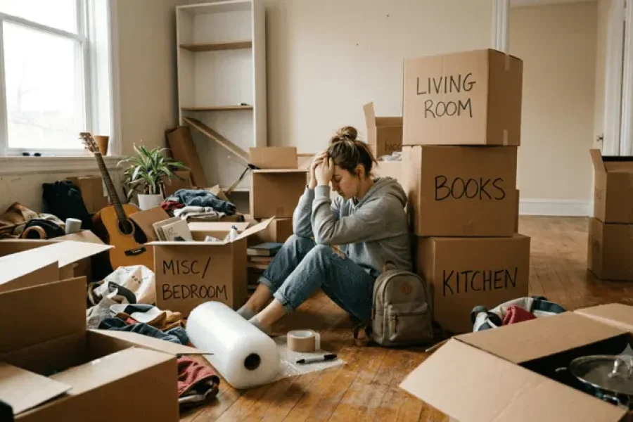 first time moving house your flat