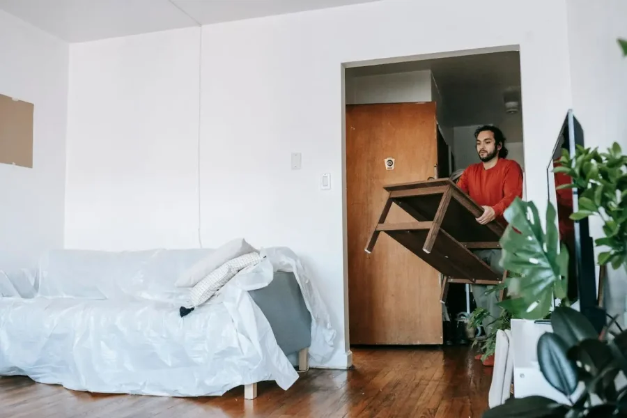 decluttering furniture relocation